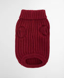barbour saltburn dog jumper biking red