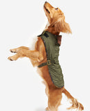 Barbour Dog Bone Quilted Dog Coat - Dark Olive