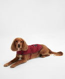 Barbour Dog Bone Quilted Dog Coat - Cranberry