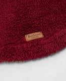 Barbour Brindle Fleece Dog Jumper - Red