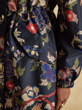 Joules Holkham - Navy Bird Floral