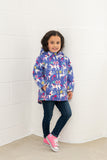 Lighthouse Freya Girls Coat - Horse Print