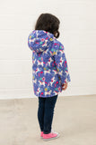 Lighthouse Freya Girls Coat - Horse Print