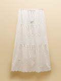 Joules Broderie Tiered Skirt