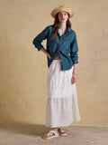 Joules Broderie Tiered Skirt