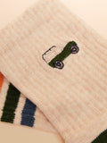 Joules JNR Volley - Khaki/Cream