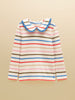 Joules Sophie Collared Top - Multi Stripe
