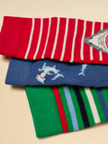 Joules Eat Feet 3PK - Shark