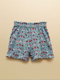 Joules Daisy Blue Strawberry Shorts