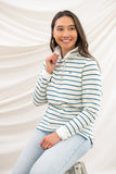 Lighthouse Ladies Haven Jersey - Teal Stripe