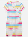 Lighthouse Ladies Lena Dress - Pink Sky Blue Stripe