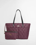 Barbour Quilted Tote Bag - Fig