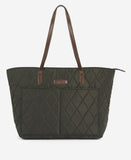 Barbour Quilted Tote Bag - Olive