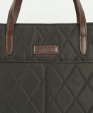 Barbour Quilted Tote Bag - Olive