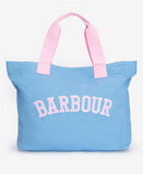 Barbour Logo Holiday Tote Bag - Chambray Blue