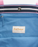 Barbour Logo Holiday Tote Bag - Chambray Blue