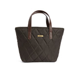 Barbour Mini Quilted Tote Bag - Olive