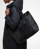 Barbour Healy Tote Bag - Black/Ancient