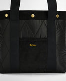 Barbour Healy Tote Bag - Black/Ancient