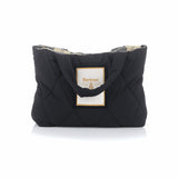 Barbour Mariah Mini Quilted Tote Bag - Black/Ancient