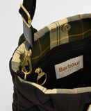 Barbour Mariah Mini Quilted Tote Bag - Black/Ancient