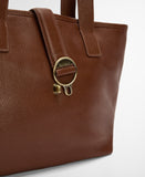 Barbour Alder Leather Tote Bag - Brown