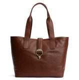 Barbour Alder Leather Tote Bag - Brown