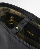 Barbour Cedar Leather Bucket Bag - Black