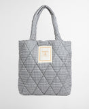 Barbour Riah Quilted Tote  Gingham