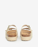 Barbour Sandgate Sandal - Parchment Suede