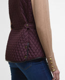 Barbour Dahlia Quilted Gilet - Black Cherry