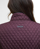 Barbour Dahlia Quilted Gilet - Black Cherry