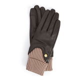 Barbour Deanna Leather Gloves - Brown/Camel
