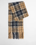 Barbour Saltburn Beanie & Tartan Scarf Gift Set - Birchwood