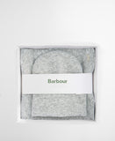 Barbour Winona Beanie & Scarf Gift Set - Light Grey