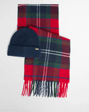 Barbour Olivia Beanie & Scarf Gift Set - Red Spruce