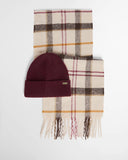 Barbour Olivia Beanie & Scarf Gift Set - Light Muted