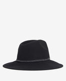 barbour tack fedora hat - black