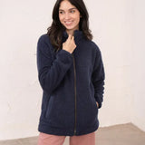 Lighthouse Ladies Seashell Fleece - Navy*