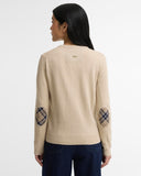 Barbour Pendle Knitted Cardigan - Honey/Birchwood Tartan