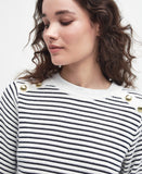 Barbour Macy Knitted Jumper - Antique White Stripe