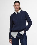 Barbour Hartland Crew Knitted Jumper - Navy