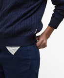 Barbour Hartland Crew Knitted Jumper - Navy