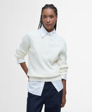 Barbour Hartland Crew Knitted Jumper - Cloud