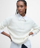 Barbour Hartland Crew Knitted Jumper - Cloud