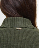 Barbour Allendale Knitted Cardigan - Olive