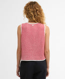 Barbour Amanda Knitted Vest - Poppy Red