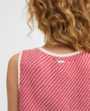 Barbour Amanda Knitted Vest - Poppy Red