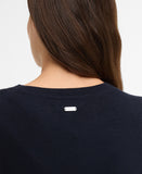 Barbour Oakley Crew Neck Jumper - Navy