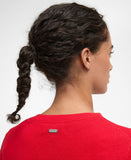 Barbour Oakley Crew Knit - Poppy Red